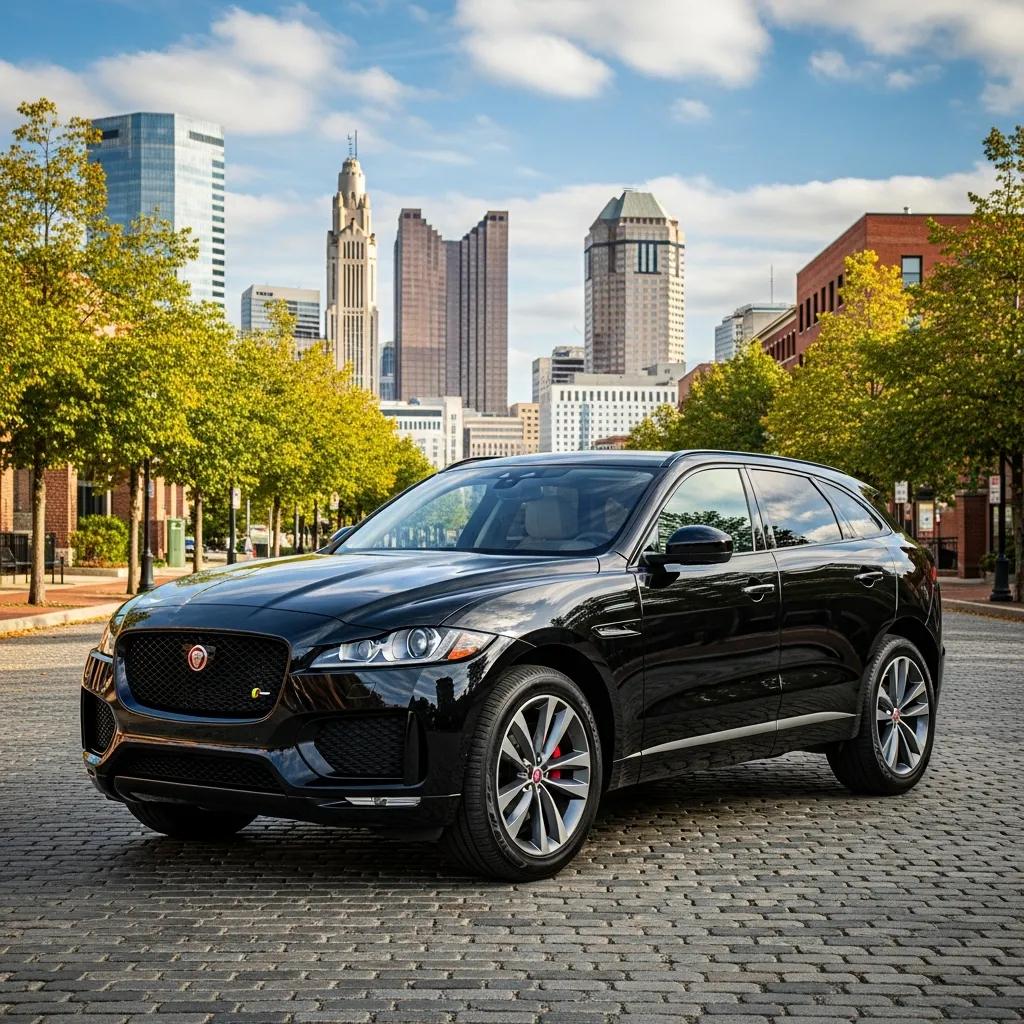 Used Jaguar SUV in Columbus, OH, showcasing luxury and performance